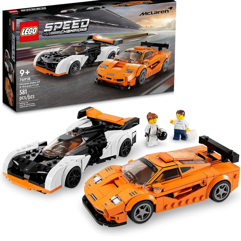 *Brand New* LEGO Speed Champions McLaren Solus GT & McLaren F1 LM 76918 Set